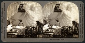 Su ángel guardián, c.1899 de American School