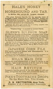 Hills Hair & Whisker Dye, El Mejor Inventado, C.N. Crittenton, Propietario, Nueva York de American School