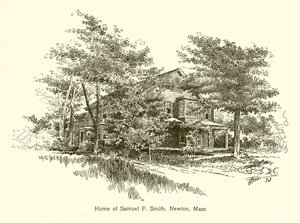 Hogar de Samuel F. Smith, Newton, Mass de American School