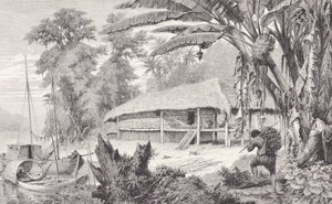Casa de un rico recolector de caucho, de 