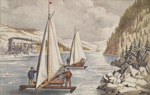 Carrera de Botes de Hielo en el Hudson de American School