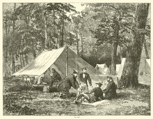En el campamento, julio de 1863 de American School
