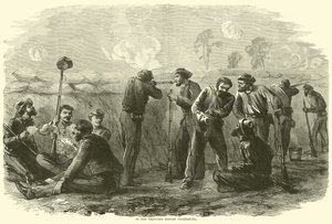 En las trincheras antes de Petersburg, agosto 1864 de American School