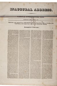 Discurso inaugural de John Quincy Adams, 4 de marzo de 1825 de American School