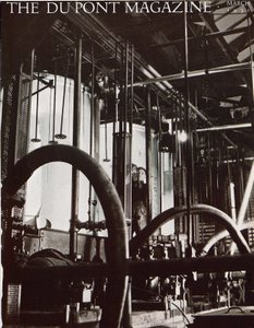 Planta industrial, portada de la revista DuPont, marzo 1931 de American School