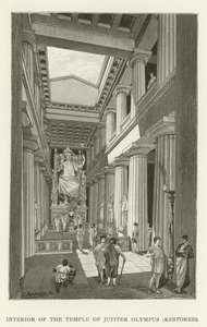 Interior del Templo de Júpiter Olimpo, restaurado de American School