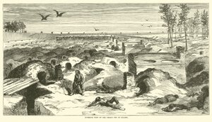 Vista interior del Penal de Prisioneros en Millen, noviembre 1864 de American School