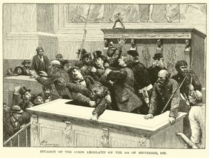 Invasión del Cuerpo Legislativo el 4 de septiembre de 1870 de American School
