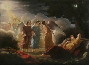 El sueño de Jacob, 1852 de American School
