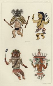 Kawikoli, Ciwikoli, Tacab (Naactadji) (litografía en color) de American School