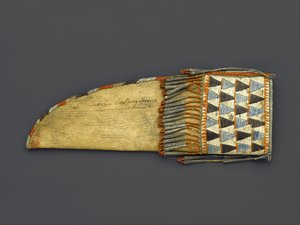 Funda de cuchillo, Sioux del Este, de Fort Snelling, Minnesota