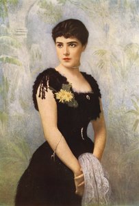 Lady Randolph Spencer-Churchill, nacida Miss Jennie Jerome de Nueva York, quien se casó con Lord Randolph Spencer-Churchill de American School