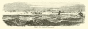 Desembarco de la expedición de Banks en Brazos Santiago, noviembre de 1863