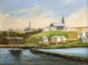 Paisaje de Bunker Hill, después de 1862 de American School