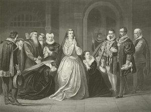 Últimos momentos de María, Reina de Escocia, 1587 de American School