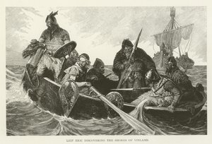 Leif Eric descubriendo las costas de Vinland de American School