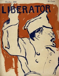 León Trotsky (Trotsky) (1879-1940) - en “Liberator” por Oct 1921 de American School