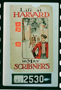 Vida en Harvard, cartel que anuncia la edición de mayo de Scribner