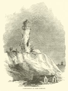Faro en Fort Morgan, agosto 1864 de American School