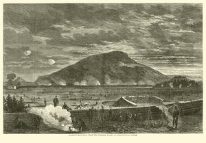 Lookout Mountain, desde las obras federales en Chattanooga Creek, noviembre de 1863 de American School