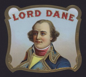 Lord Dane, etiqueta de cigarro (chromolitho)