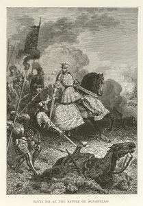 Luis XII en la Batalla de Agnadello