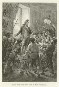 Luis XVI con la multitud en las Tullerías de American School