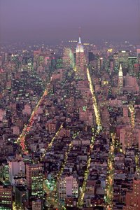 Manhattan de noche de American School