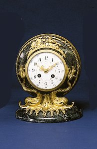 Reloj de sobremesa vendido por Black, Starr & Frost, c.1875-1900 de American School