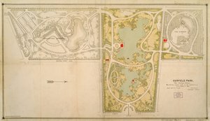 Mapa de Garfield Park, Chicago, Illinois de American School