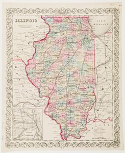 Mapa de Illinois