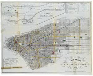 Mapa de la ciudad de Nueva York de American School