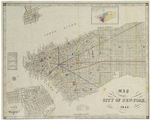 Mapa de la ciudad de Nueva York de American School