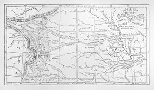 Mapa de la región del oro, publicado en The Weekly