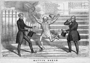 El sueño de Matty, publicado por John Childs, Nueva York, 1841 de American School