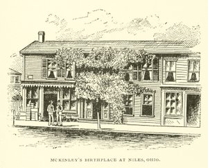 Lugar de Nacimiento de McKinley en Niles, Ohio de American School