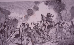 Guerra Mexicano-Estadounidense (1846-48), Batalla de Palo Alto y muerte del Mayor Ringgold de American School