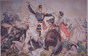 Guerra Mexicano-Estadounidense (1846-48), el Coronel Harney lucha en Madelin cerca de Veracruz