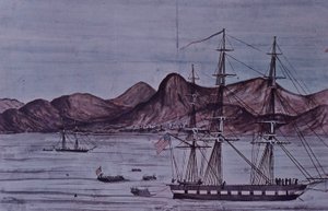 Guerra Mexicano-Estadounidense (1846-48), fuerzas de desembarco de la marina estadounidense en Loreto de American School