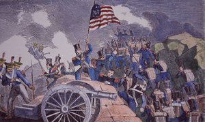 Guerra Mexicano-Estadounidense (1846-48), batalla de Cerro Gordo de American School