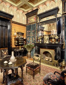 Sala de Fumar Morisca, La Casa de John D. Rockefeller, c.1864-81 de American School