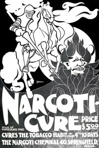 Narcotui-Cure, diseñado por William H. Bradley, 1895 de American School