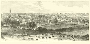 Natchez sobre la colina, mayo 1862 de American School