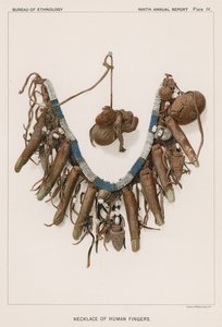 Collar de dedos humanos de American School