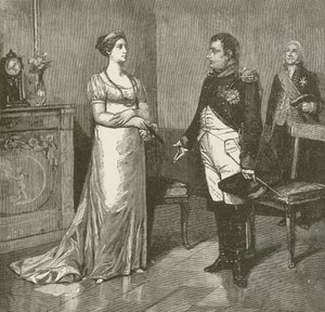 Napoleón anunciando a Josefina su divorcio de American School