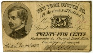 New York Oyster Co., 119 Merrimac & 57 Portland St., 1862 de American School