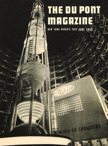 Feria Mundial de Nueva York, portada de la revista DuPont, junio 1939 de American School