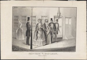 Nueva York a la luz de gas, Enganchando a una víctima, c.1850
