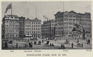 Fila de Periódicos (Park) en 1870 de American School