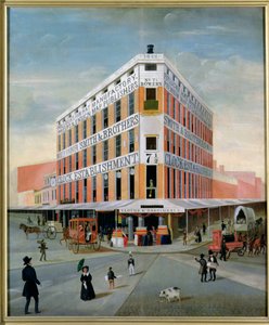 No.7 12 Bowery, NYC, c.1837-39 de American School